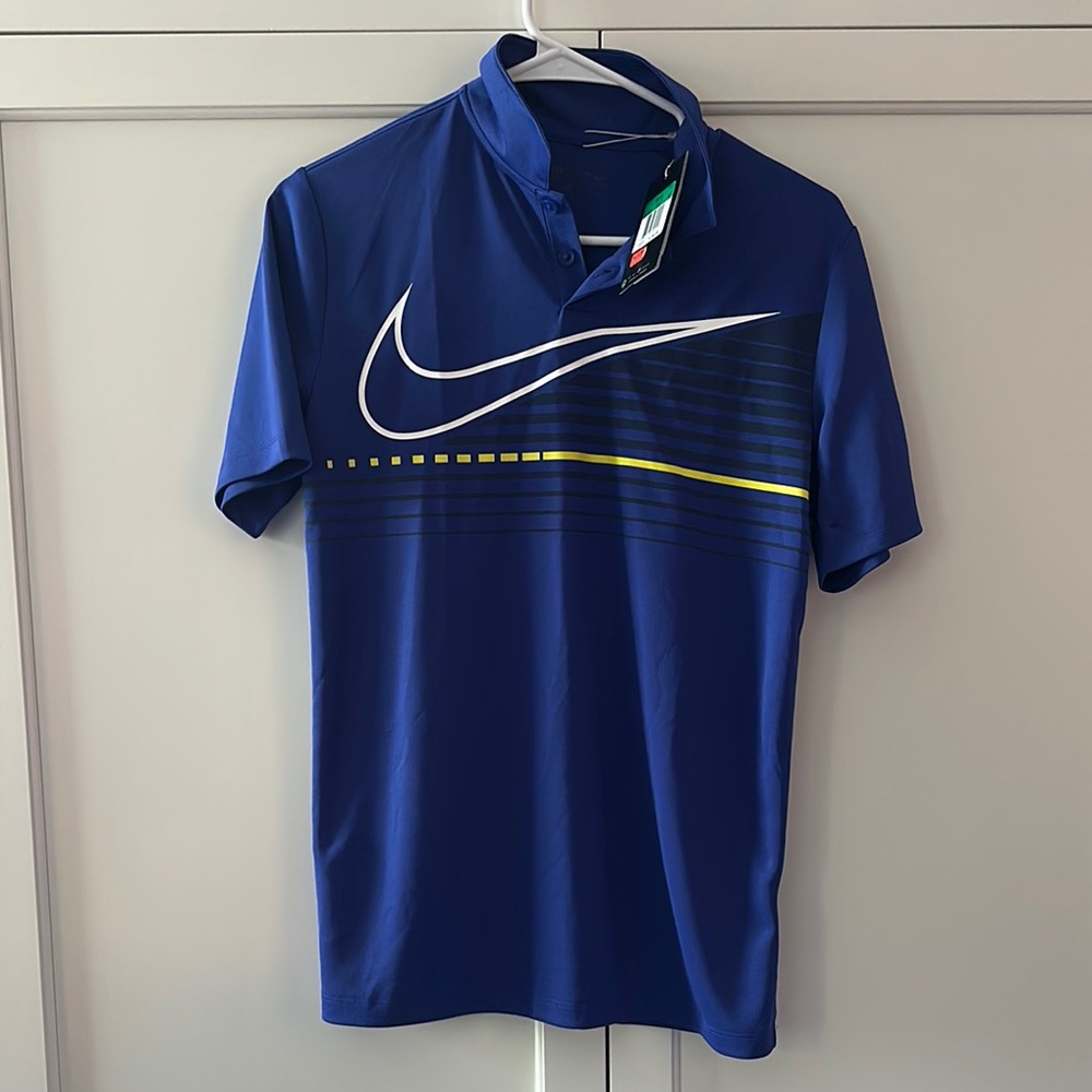 Nike Blue Performance Polo Shirt